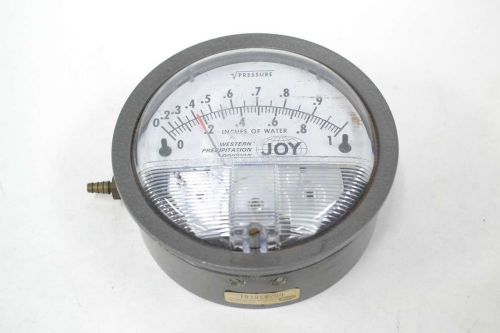 Dwyer 191959/00 joy pressure 0.2-1in-h2o 4-1/2 in 1/4 in npt gauge b334662 for sale