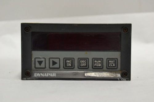 DYNAPAR MCJR1-0-00 8 DIGIT TOTALIZER METER COUNTER 11V-AC 1/8A AMP B269802