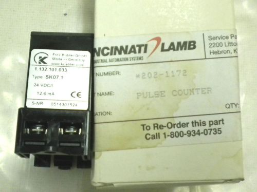 (8347) Cincinnati Lamb Pulse Counter 202-1172 SKO7.1  (8347)