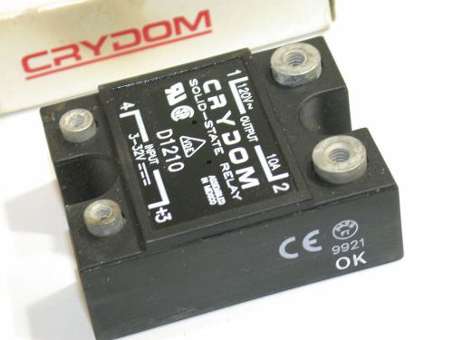 New omega crydom solid state dc relay model d1210 for sale