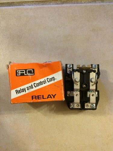 Relay and control corp rc-prd11ayo-120 dpdt 25a. 120volt coil for sale