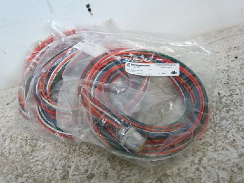 4 lumberg automation rkf 1001m-699/10f ten-pin cables with plugs, new for sale