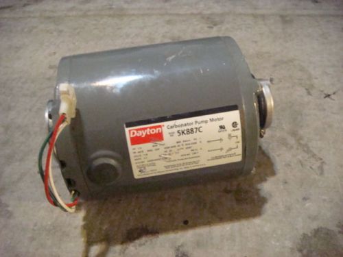 Dayton 5k887c split-phase pump motor 115v 60hz 1/3hp 1ph 1725rpm (inv no.205) for sale