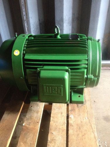 NEW - WEG NEMA MOTOR - MODEL 03036ET3E286TS, 30 HP ,3530 RPM, 286TS, 208/230/460