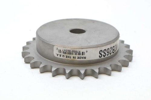 New martin 40b26ss stainless 5/8in rough bore single row chain sprocket d404536 for sale