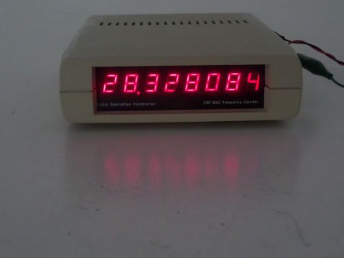 Global Specialties MAX-100A Used Frequency Counter