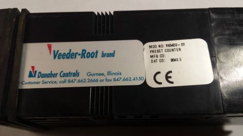Veeder Root-Danaher Electronic Predetermining Counters,V45450-22 Series (p2b10)