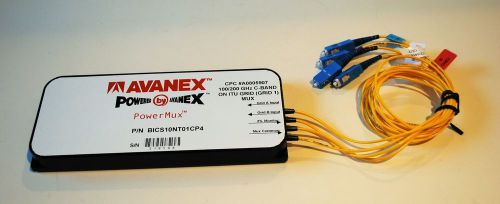 AVANEX PowerMux BICS10NT01CP4 100/200GHz C-Band on ITU Grid 1 Mux