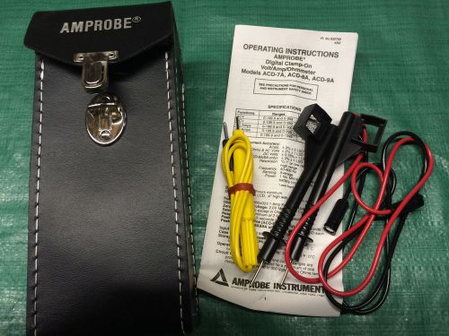 New Amprobe ACD-8A with cert papers from 2002 unit never used was in storage.