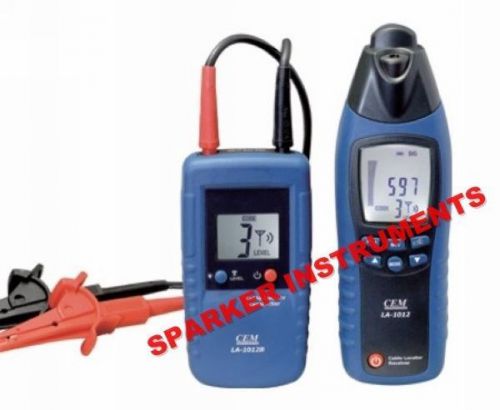 NEW CEM LA-1012 General Purpose Cable Locator Tester Meter with Transmitter