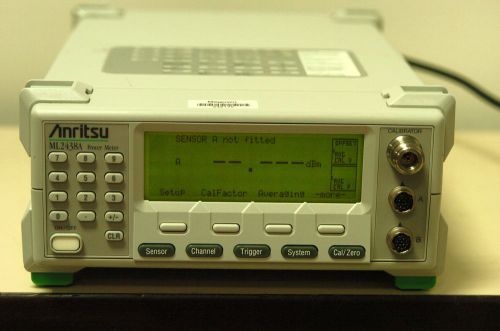 Anritsu ml2438a dual input rf power meter - power sensor not included for sale