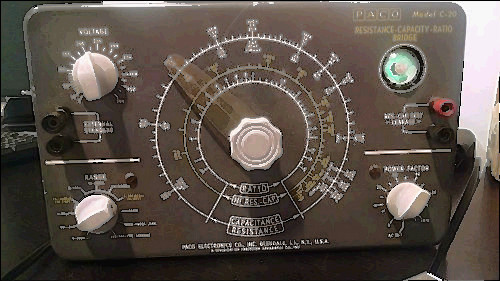 304 150 for sale, Vintage paco resistance capacity ratio bridge ham radio amp tv tube manual