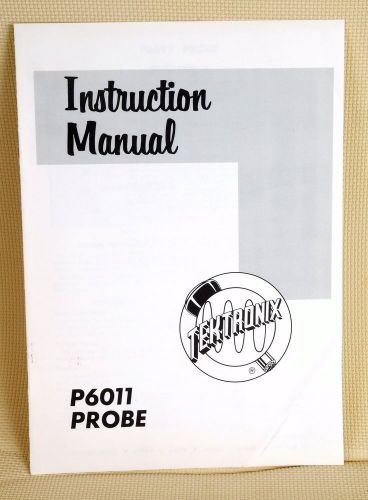 Tektronics Manual P6011 Probe