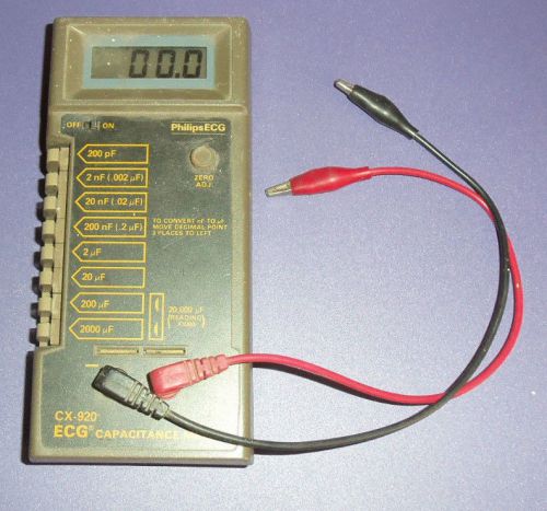 Philips / ecg capacitance meter model cx-920 for sale