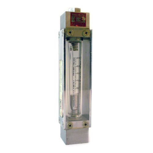 Brooks Instrument Sho Rate Flowmeter Tube Model 1358CA2C1CAA