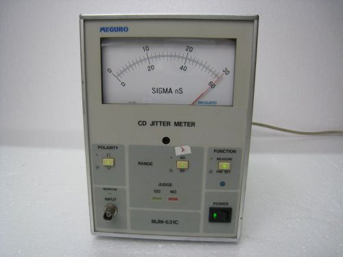 Meguro mjm-631c cd jitter meter for sale