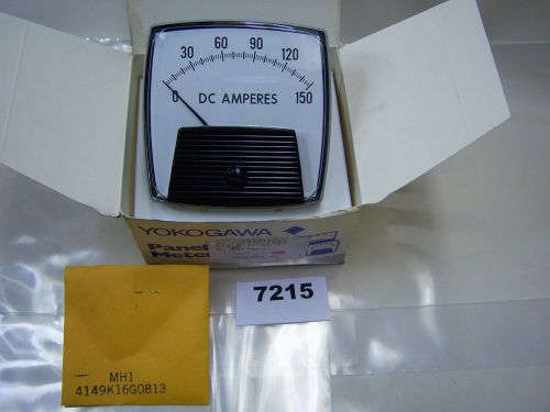 (7215) yokogawa dc amperes meter 0-150 254320mtmt8kdz nib for sale