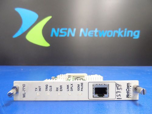 SmartBits Spirent NetCom Systems ML-7710 ML7710 Network Module