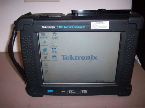 Tektronix Y400 NetTek Analyzer w/YBA250, YBT250 Cable/Antenna Analyzer
