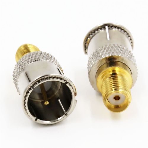 10pcs F male jack to SMA female jack RF adapter connector