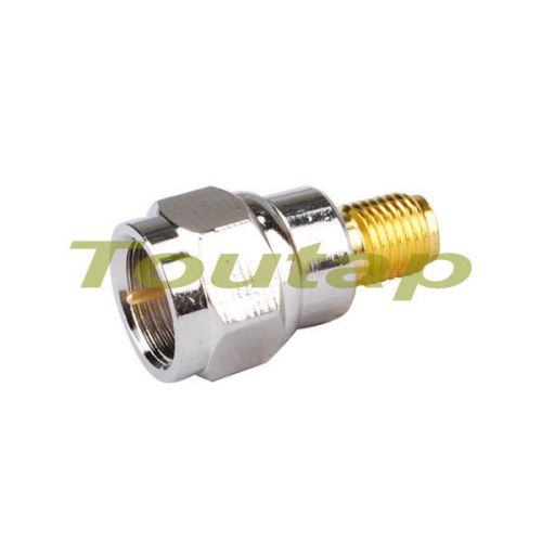 Sma-f adapter sma jack female to f plug male straight rf coax adapter connector for sale