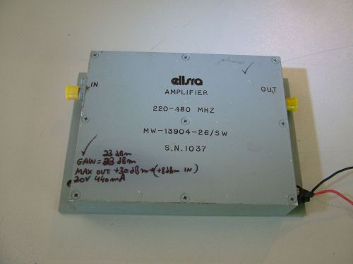ELISRA RF AMPLIFIER 1WATT 220MHz - 480MHz ( 315MHz   433.92MHz )