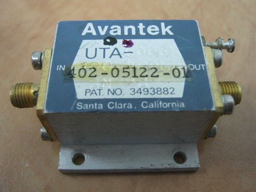 Avantek RF Power Amplifier 100-400 MHz 15dBm BROKEN SMA