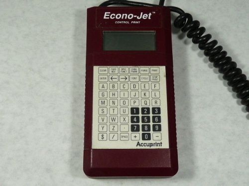Econo-Jet Accuprint Controller ! WOW !