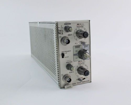 Tektronix 7A18 Dual Channel Amplifier DC to 75 MHz