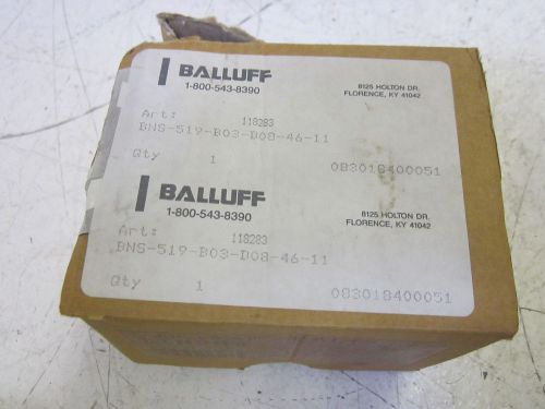 BALLUFF BNS 519-B03-D08-46-11 PROXIMITY SWITCH 125/250VAC 5A *NEW IN A BOX*
