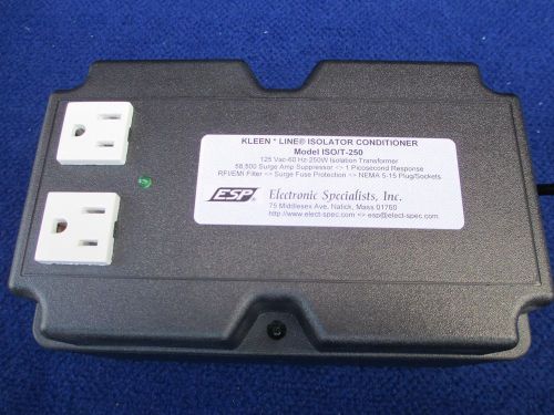 #O45 ESP Kleen Line Isolator Conditioner Model: ISO/T-250