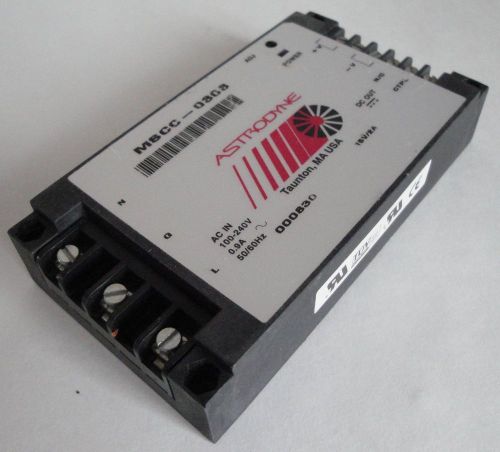 Astrodyne mscc-0303 15v 2a 30w chassis-mount power supply for sale