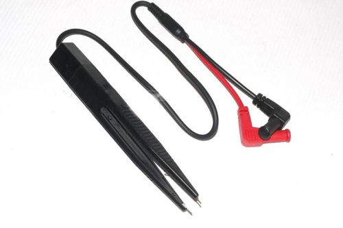 Multimeter pen LCR chip capacitors inductors patch clamp SMD test Tweezers clip