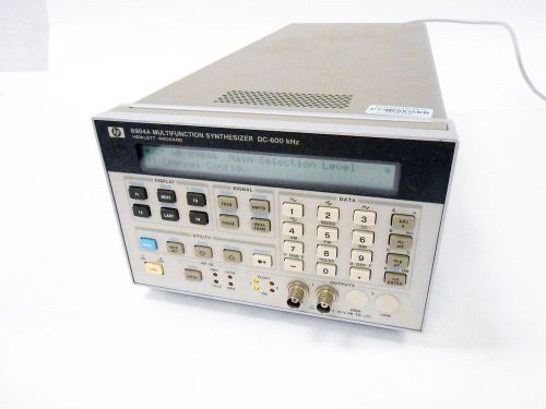 HP AGILENT 8904A MULTIFUNCTION SYNTHESIZED GENERATOR W OPTION 001 # 4743 4374