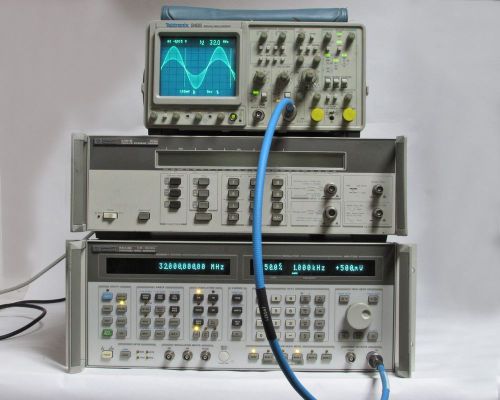 Hp / agilent 8644b synthesized signal generator - opt 001, 0.26-1030 mhz, tested for sale