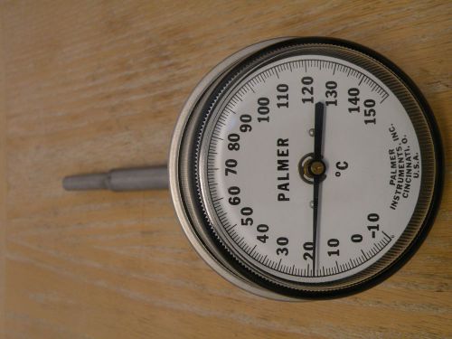 Palmer 4&#034; Thermometer -10?C to 150?C With Adjustable Bulkhead Mount
