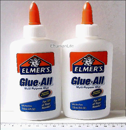 tool wrap for sale, 2 x elmer&#039;s glue-all multi-purpose 4 fl oz 118 ml dry clear bonds non-toxic i453