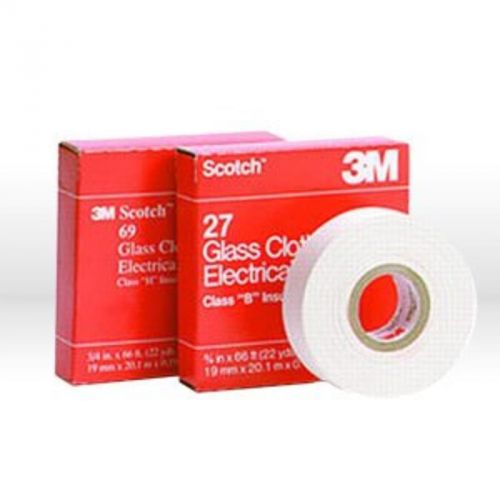 Glass cloth tape whte 3/4&#034;x66&#039; 3m cloth - color 27 white 054007150749 for sale