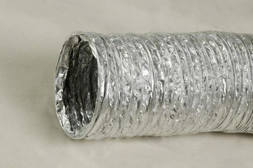 Flex duct - wire reinforced 12&#034; x 25&#039; section   - reusable flexible ducting for sale