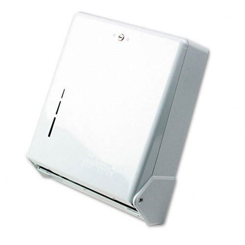 San jamar true fold&amp;reg; wall mount c-fold / multi-fold paper towel dispenser, for sale
