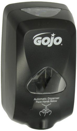 Gojo 273012 tfx foam soap dispenser, 1200ml, 6w x 4d x 10-1/2h, black for sale