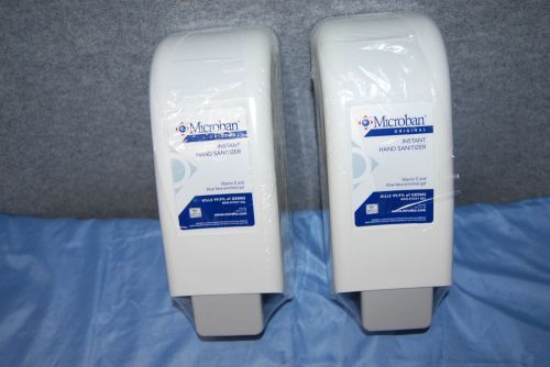 1-Lot of 2 / Microban Original Instant Hand Sanitizer Dispensers (NEW) (#S4264)
