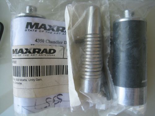 MAXRAD Shock Spring and Chrome coil 47-50 MHz, 500 Watts