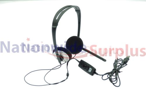 Plantronics Audio 478 Foldable USB Stereo Headset Skype Certified Headphones