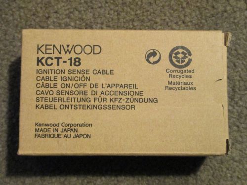 New in Box Kenwood KCT-18 Ignition Sense Cable