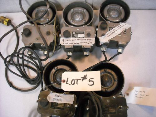 Lot of 5, Atkinson Dynamics, PARTS ONLY,  AD-27 INTERCOM SYSTEM, #5