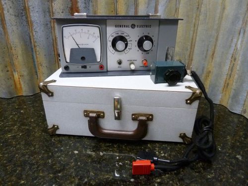 Vintage 1960&#039;s General Electric Radio Frequency Power Meter &amp; Case Free Shipping