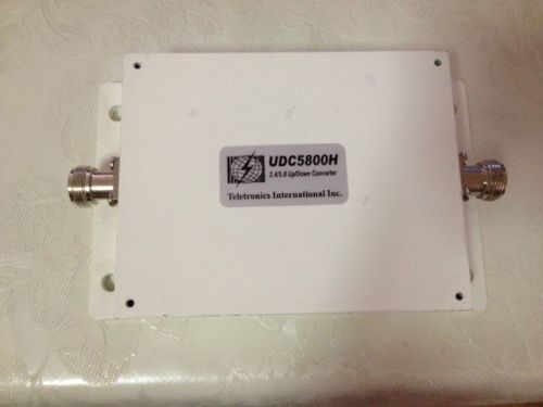 1x udc5800h teletronics 2.4ghz to 5.8ghz up/down frequency converter 500mw new for sale