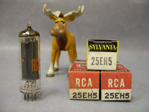 25EH5 Vacuum Tubes  Lot of 3  RCA / Sylvania