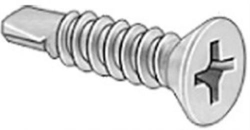 1/4x1 1/4 sheet metal screw phillips flat hd self drill #3 pt zinc pk 100 for sale